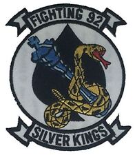 USN NAVY FIGHTER SQUADRON VF-92 SILVER KINGS PATCH FIGHTING 92 VETERAN picture