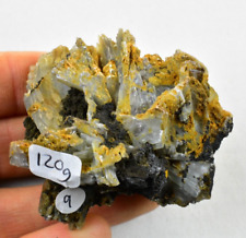 Blue Barite Baryte Crystal Mineral Gem Natural PalmStone Quartz UKBUY✔ #9 picture