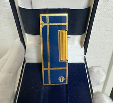 Working Dunhill lighter Blue stripe with box picture