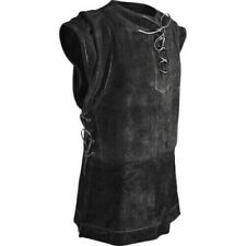 Leather Viking Jerkin Larp Armor Medieval Leather Cosplay Halloween Costume SCA picture