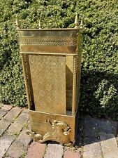 Antique Heavy Weight Brass Handled Umbrella Cane P Stand picture