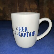 American Atelier “Her Captain” Anchor  ⚓️- 4.5x5” Double sided Design Mug picture