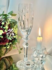 Rogaska Country Garden Champagne Flute Blown Glass Rogaska Barware Cut Glass picture