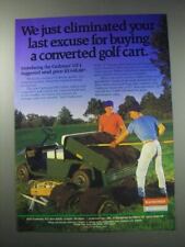 1991 Cushman GT-1 Utility Vehicle Ad - We just eliminated your last excuse picture