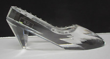  Simon Designs Crystal Cinderella Shoe Glass Slipper Paperweight Rhinestones  picture