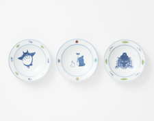 Set of 3 Studio Ghibli Limited My Neighbor Totoro Plate ARITA ware Porcelain NEW picture