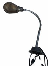 Vintage Industrial Gooseneck Flexible Bench Clamp Work Lamp Light picture