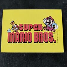 1989 Topps Nintendo Game Tip Sticker Card Super Mario Bros #9 picture