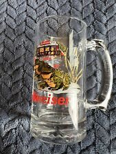 1996 Budweiser Frogs Vintage   Mug Glass Stein Rare 90s picture