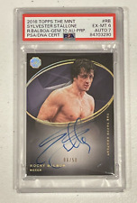 Sylvester Stallone Rocky Balboa Signed 2016 Topps Autograph PSA/DNA Encapsulated picture