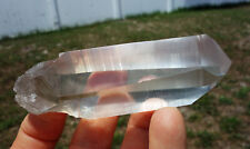 Light Smoky LEMURIAN Quartz Crystal Point with Indented Base Keys For Sale LM26 picture