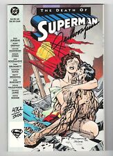 THE DEATH OF SUPERMAN 93 GRAPHIC NOVEL DC COMICS SIGNED JACKSON BUTCH GUICE LTD picture