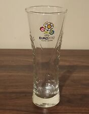 2012 Euro Cup Ukraine Poland Carlsberg Beer Glass 0.5 Liter Denmark Embossed  picture