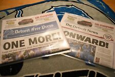 DETROIT LIONS PLAYOFF WIN #2 🦁 ONE MORE & ONWARD BOTH 1/22/24 Newspapers picture