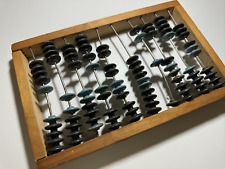 Vintage Abacus Wooden USSR Soviet Big Calculator Counting Board Retro Decor picture
