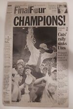 KY Wildcats 1998 Champions Lexington Herald-Leader Replica Printing Press Plate picture