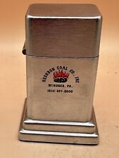 Vintage Heshbon Coal Co Advertising Zippo Barcroft Lighter NEW picture
