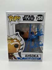 Funko Pop Star Wars Ahsoka Tano #268 signed By Ashley Eckstein with Quote/ JSA picture