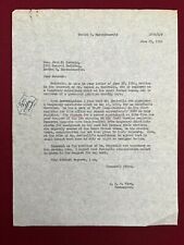 Senator John F. Kennedy Memorabilia J. Finn Postmaster Letter Correspondence picture