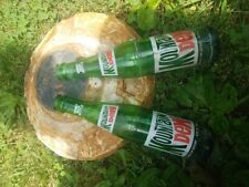 Lot Of 2 Different Vintage 1970's MOUNTAIN DEW 10 OZ GLASS BOTTLES  ya-hooo picture