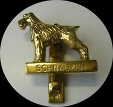 SCHNAUZER Brass doorknocker (N1064)   Only 5 available.  picture