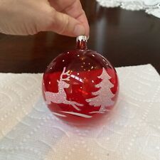 Vintage Italian  Glass Christmas Ornament Italy picture