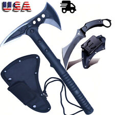 Camping Axe Military Tomahawk Full Tang Tactical Knife Tactical Hatchet Chopper picture