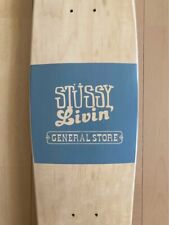 Used Rare Stussy Skate Deck Livin' GENERAL STORE with Tracking , F/S picture