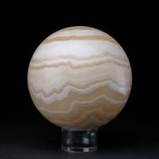 Genuine Polished Gemmy Banded Onyx Sphere from Mexico (4.9 lbs) picture