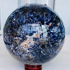 2060g Blue Sodalite Ball Sphere Healing Crystal Natural Gemstone Quartz Stone picture