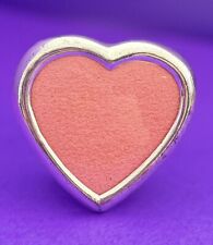 Small Vintage Heart Shape Silver Plated Picture Frame SALE picture
