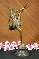 Collectible Statue bronze sculpture Art Nouveau Large Ballerina Dancer Decorativ picture