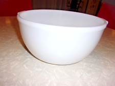Vtg Milk Glass Mixing Bowl Glasbake for Sunbeam Mixer Nice Condition picture