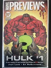 Marvel Previews #51 January 2008 Red Hulk First Cover Appearance Jeph Loeb picture
