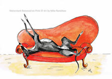 Greyhound Whippet Lurcher Italian Gift, Birthday Fathers Day Gifts - Size Option picture