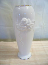 Lenox Bud Vase - Embossed Rose Blossom - 24 karat gold trim - 7 1/4 inches picture