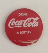 Vintage 1950's Drink Coca Cola  Trade Mark Button Red Antique picture