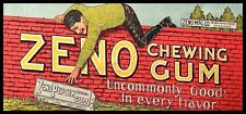 ZENO Chewing Gum Metal Advertising Sign  picture