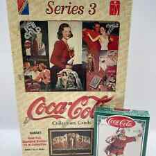 1994 NOS Coca-Cola Series 3 Collectors Cards Factory Sealed Box & Playing Cards picture