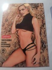 Paige Spiranac [ # 3913-UNC ] FICTION X TOXIC RELOAD / Limited Ed & Olivia R #1 picture