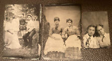 Three Antique Tintype Lot Kate & Wilhelmina Horony Old West Treasure picture