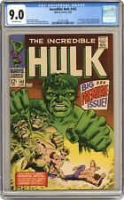 Incredible Hulk #102 CGC 9.0 1968 0113772008 picture