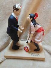 Vintage Norman Rockwell Figurine FIRST DANCE Porcelain Danbury Mint Handcrafted  picture