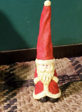 Vintage Christmas Santa Figurine Cone Shaped 7.5” Tall Hat picture