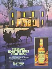 Early Times Bourbon Dunhill Farm Lexington KY Vintage Print Ad 1982 **See Descr* picture