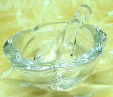 Vintage Daum French Crystal Mortar And Pestle picture