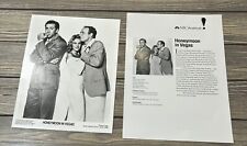 Vintage NBC Theatricals Honeymoon in Vegas Fact Sheet and Photo Press Release J picture