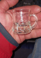 Vintage Federal Beer Mug Shaped Shot Glass With F Shield Mark ☆ mini Beer mug picture