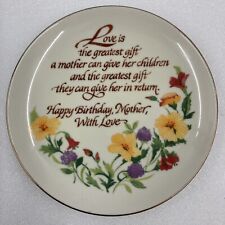 American Greetings 1983 Lasting Memories Plate”Happy Birthday Mother”6-1/4” B33 picture