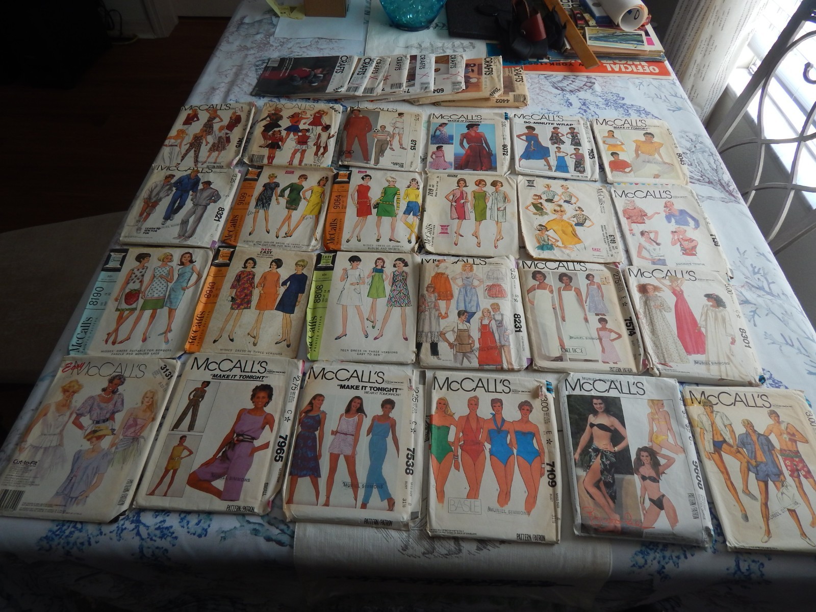 Vintage McCalls Lot Of 32 Sewing Pattern Fashion Craft Clothing Mixed Collection Vintage McCalls Lot Of 32 Sewing Pattern Fashion Craft Clothing Mixed Collection